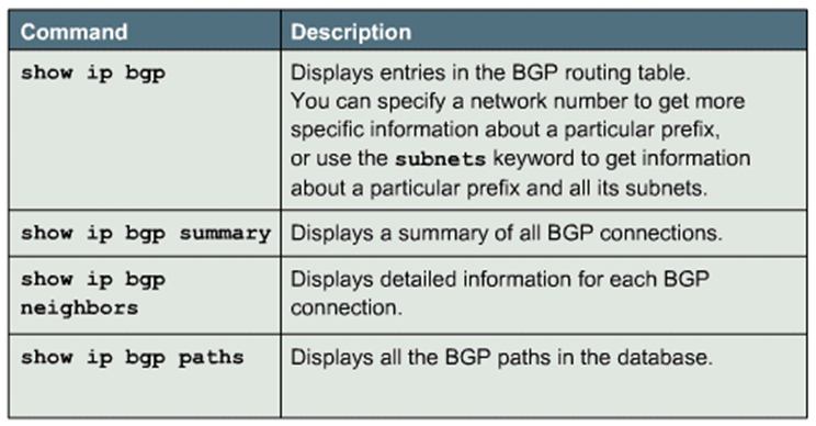 检查BGP配置