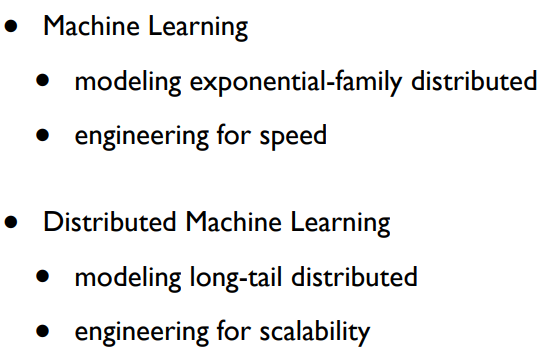 ml and distributed ml